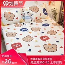 Customized childrens sheets cotton single piece cartoon Kindergarten 1 2 meters 1 5m bed student dormitory single bed sheet