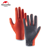 NH Norwegian guests spring and summer light and thin all-finger anti-slip gloves male and female outdoor running sports hiking hiking mountaineering accessible to screen