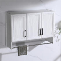 Space Aluminum Balcony Hanging Cabinet Wall Cabinet Light Lavish Storage Hanging Cabinet Wall Containing Cabinet Toilet Waterproof Bathroom Wall Cabinet