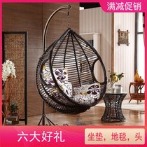 Coarse Vine Basket Imitation Vine Single Double Hanging Chair Outdoor Autumn Givy Chair Balcony Cradle chair Indoor Courtyard Leisure Rocking Chair