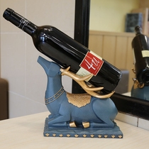 Nordic INS wine rack light luxury red wine rack creative home wine bottle rack living room simple ornaments gifts