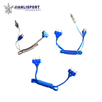 Shanghai Jianli JL electric epee flower sabre hand line Professional fencing equipment equipment spare parts Transparent conventional