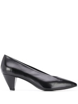 2020 DORATEYMUR Black Leather High Heel Shoes