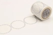 (Grapefruit-half-meter pack) MT Japan Minagawa Ming Silver Drum Pocket and Paper Tape