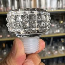 Food grade diamond bottle plug transparent creative solid wine bottle Setin-type seal seal plug