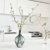 Lou Xiajia simulation green plant snow willow branches small fake flower dining table living room decoration photo flower arrangement bouquet decoration
