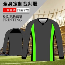 Whole body customized referee clothes long style men and women basketball football table tennis badminton match referee clothes custom stamping