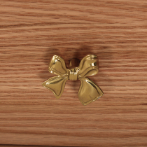 Creative Nordic light luxury brass cabinet door small handle Solid single hole wardrobe modern simple drawer cabinet handle