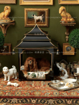 Small Dog House Indoor Solid Wooden House Balcony Chinese Dog Deposit Small Dog House Customized Dog House