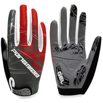 Non-slip breathable riding gloves sports shockproof full finger long finger male kart bicycle summer equipment mountain bike