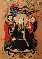 The Taoist portrait of the Zhenwu Emperor the statue of the statue the image of the Zhenwu Emperor the portrait of the Zhenwu Emperor