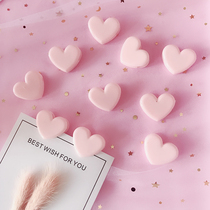 Cute peach heart soft girl small clip girl heart stationery note Love Photo Wall clip hanging photo props