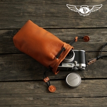 Yak leather Fuji X100V X100F X70 leather case Sony A5100 micro camera bag storage bag