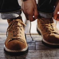 Mens shoes 2022 spring new retro short face boots Inlenty wind low help Martin Chauleshoe 100 hitch casual shoes short boots