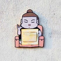 Tappa switch protective cover wooden switch stickers wall stickers cute cartoon living room socket panel decorative switch set