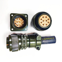 Beauty standard air plug 18-1S10 core round butted waterproof joint encoder Teda servo motor connector