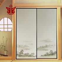 Sheng Tang Fu Sima cloth Tatami painted door paper Japanese and Korean room cabinet door Fu Sima paper Japanese Fu Sima cloth 5 series
