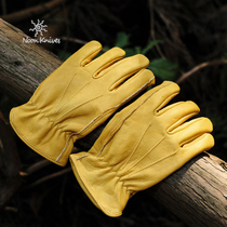 BC Retro Yellow Gloves BC Retro Gloves Outdoor Camping Insulation Fire Regulation Work Protective Gloves