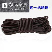 Parts anti-crack tying rope material for lunch break car cushion Bandage Lying Chair Rope Plus Coarse Bull Gluten Rope Elastic Home Casual Round