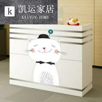 Hot sale new nail salon restaurant meets art industrial noodle hall white pharmacy cashier shop small eye