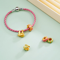 Old Temple Gold Gold full of ideas into color enamel series transfer beads beaded bracelet to give girlfriend gift pricing