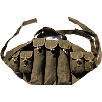 Stock 65-year 111 factory 56 chest hanging canvas bag bullet belt carrying gear magazine bag tactical vest