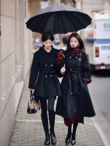 Big happy homemade follower coat cashmere double-breasted loose winter warm Joker long coat