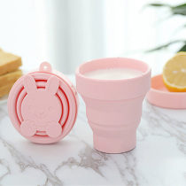 Travel foldable telescopic cup Silicone compression cup Portable mouthwash cup Outdoor cup Portable folding drinking cup