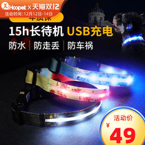 Dog luminous collar luminous collar anti-loss small and medium-sized large dog golden retriever dog collar collar pet supplies