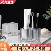 Dental brush holder creative wash tooth seat set large toothpaste toothbrush rack storage room toothbrush shelf