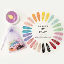 Color childrens hair accessories clip headdress baby hairpin net red hairpin BB clip small clip Baby Korean small hairpin