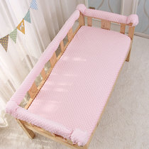 Crib bedside anti-fall block cloth newborn guardrail soft bag splicing bedside anti-collision strip treasure bed side cover winter
