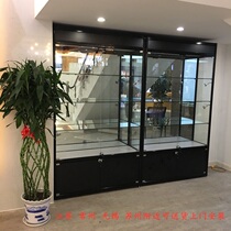 Boutique glass display cabinet Hand-made car model Product display cabinet Pharmacy glass counter Gift shelf display cabinet