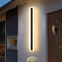 Outdoor waterproof LED wall light Minimalist long strip villa door Garden light Engineering wall washer light Decorative background wall light