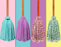 2021 new simple towel velvet water lazy hands-free mop household wet and dry pier cloth