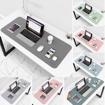 Desktop Mouse Pad Extra-large Arc Desk Mat Woman Business Large Small Size Leather Minimalist Writing Desk Cushion Pu Leather Waterproof No-Smell Eco-friendly Anti-Slip Computer Keyboard Mat