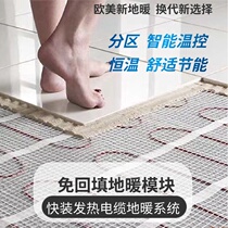 Electric floor heating household equipment alloy heating cable toilet floor heating module no backfilling excellent electric Geothermal