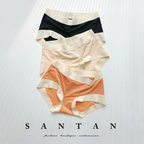 Indulge Slither Naked Sensation Ice Silk Air Sensation Light Overdraft Mask Pants Woman Pure color No-scarred minimalist briefs Summer exclusive