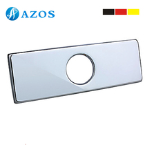 Square enlarged 304 stainless steel decorative cover 6-point curved foot decorative sheet faucet decorative cover blocking cover