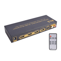 hdmi switcher 3 in 1 out 4K HD splitter three in one out video with audio splitter brain screen