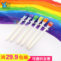 Smear childrens graffiti paint palette stick stir bar paint palette plastic glue stick