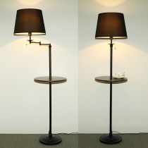  Living room floor lamp Creative bedroom bedside remote control Simple modern net celebrity ins style American coffee table vertical table lamp