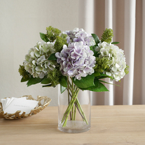 ladylike brief American embroidered ball simulation flower decoration flower fake flower suit combined living room desktop furnishing floral art