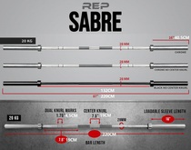 American REP 2 2 Mio Rod Power Lift Bar barbell Rod alloy steel rod with bearing