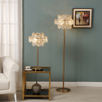 Floor lamp Net red ins light luxury living room bedroom bedside lamp girl simple study creative wedding crystal table lamp