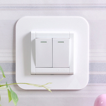 Acrylic simple transparent switch patch protective cover household switch decoration non-stick Wall anti-dirt patch