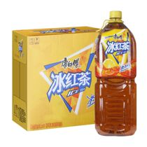 Master Kong beverage 2L liters 6 bottles full box of iced black tea iced green tea tea honey tea new date batch