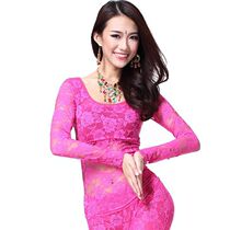 Flying charm new autumn and winter practice clothing Indian belly dance jacket adult practice long sleeve performance performance top