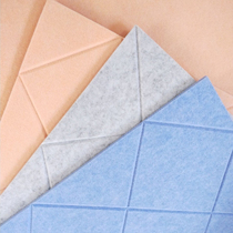 3D stereo fiber sound-absorbing board soundproof wall stickers KTV recording studio home theater wall decoration ugly transformation