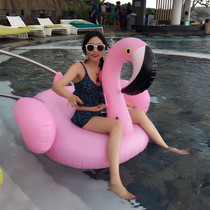Hot sale 150 inflatable pink flamingo float large Swan ladies water Mount childrens pool float bed